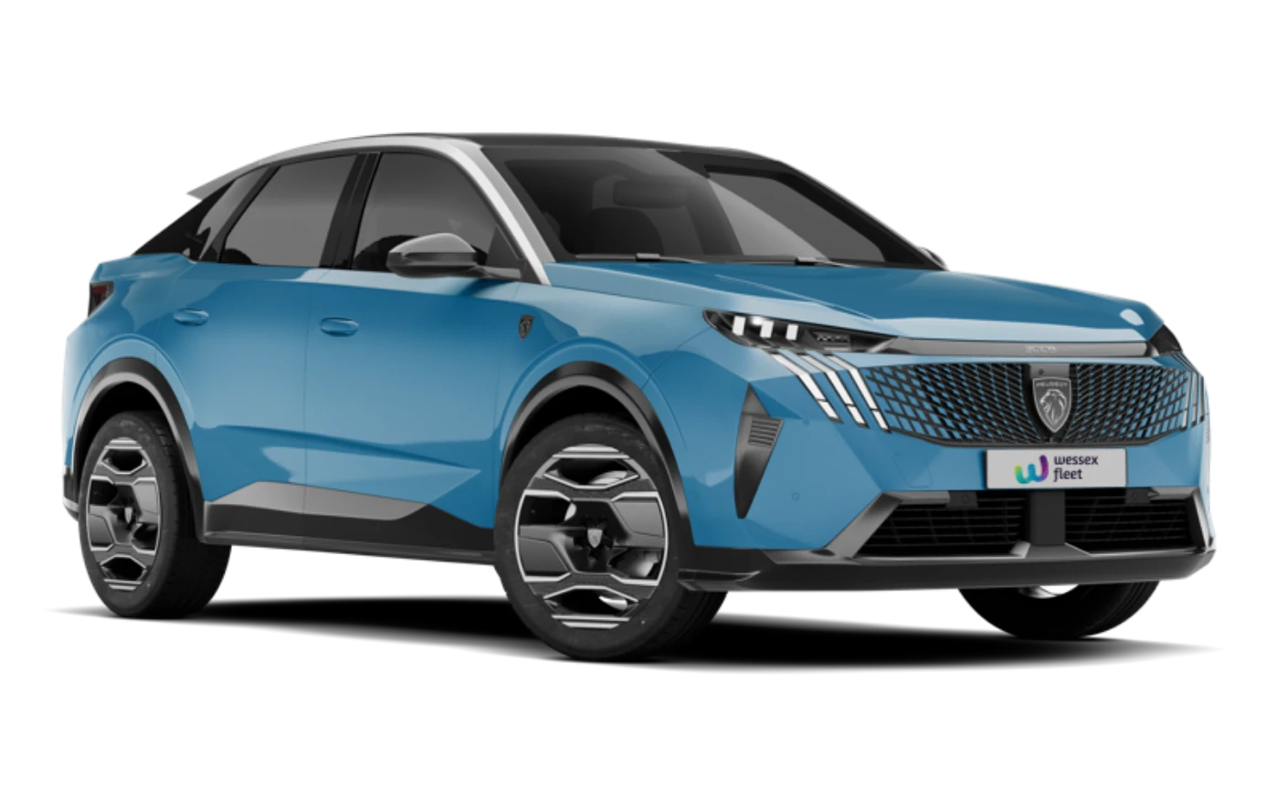 Blue Peugeot 3008