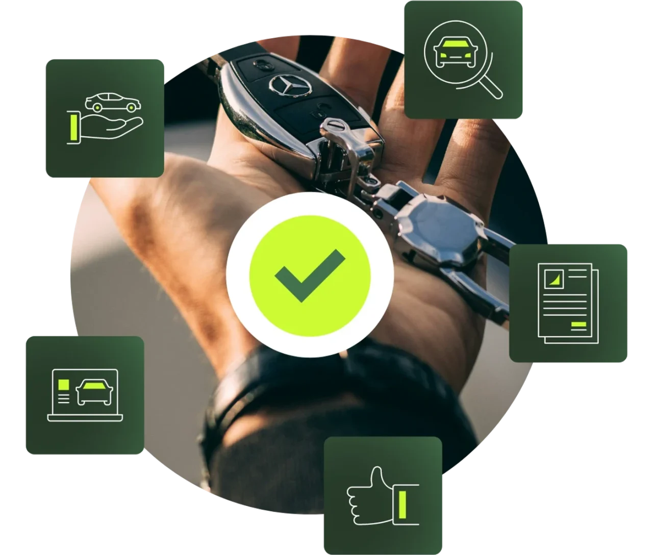 Order approval for drivers illustration.